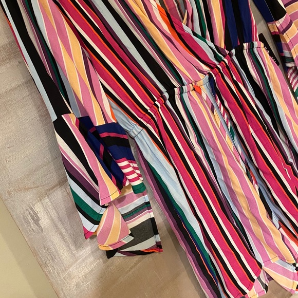 Express Multicolor Striped Romper - Picture 10 of 10